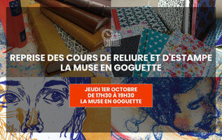 | Reprise des cours de reliure et d’estampe |