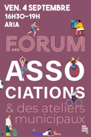 | Forum des associations : faites le plein d’activités pour la rentrée ! |
