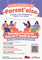 | Parent’aise : un temps entre parents |