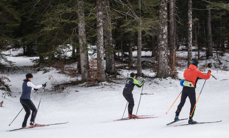 Cours ski de fond - Ecole de porte