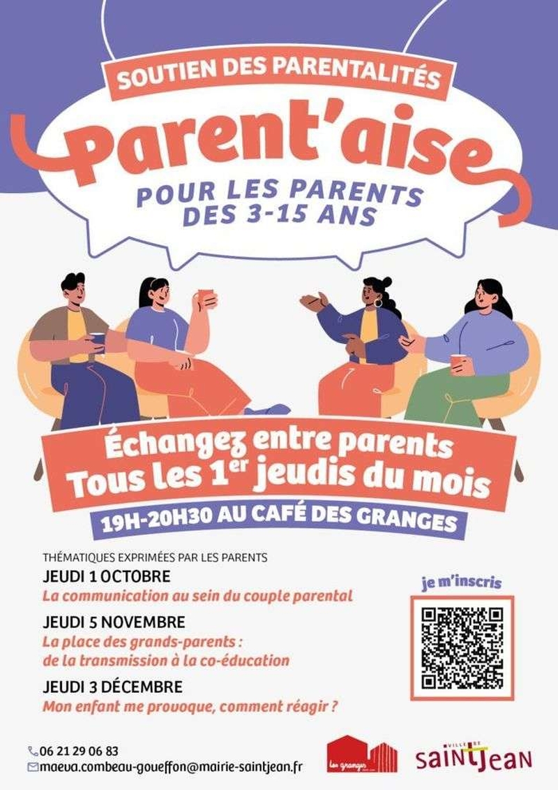 | Parent’aise : un temps entre parents |