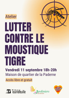 | Atelier "Lutter contre le moustique tigre"  |