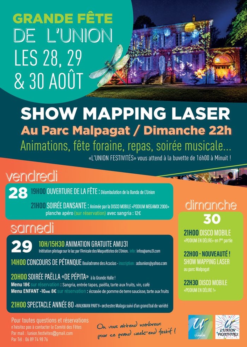 | Fête de L’Union - Du 28 au 30 août |
