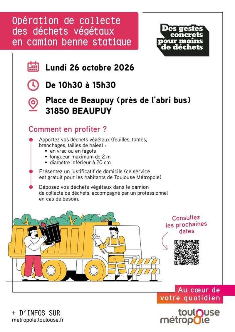 | Collecte des déchets végétaux |