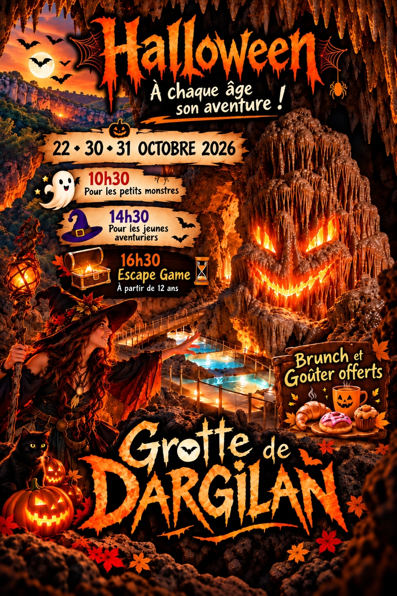 Fêtez Halloween à Dargilan