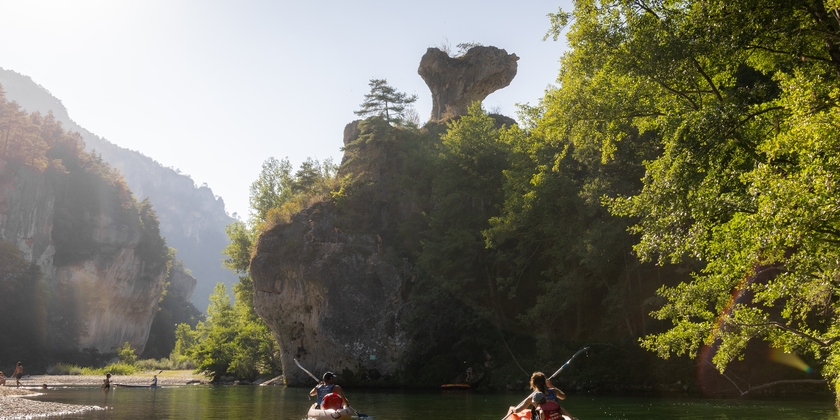 CANOË AU MOULIN DE LA MALENE - PADDLE DES GORGES DU TARN