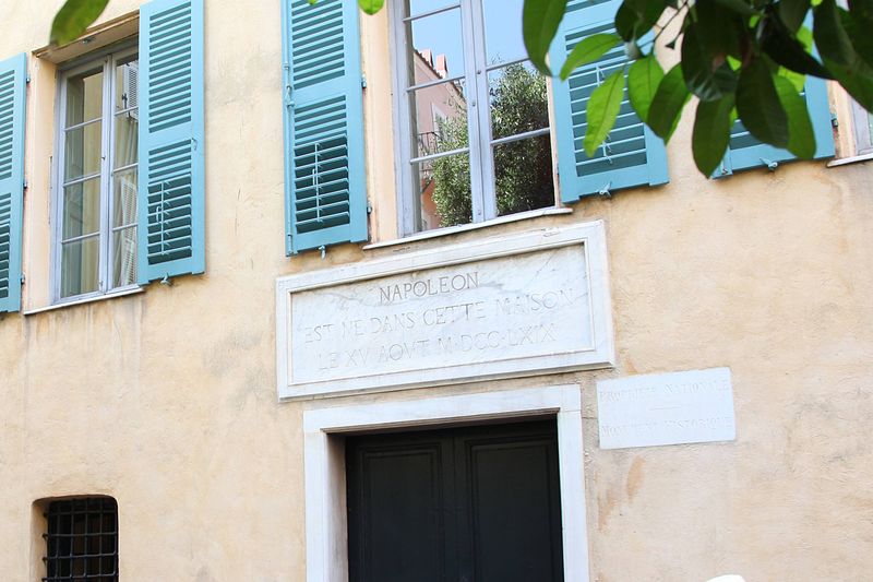 2018 - visite ville -  maison Bonaparte - facade 
