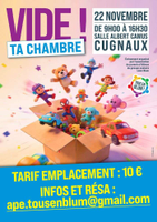 | Le grand Vide ta chambre de l'APE Tous en Blum |
