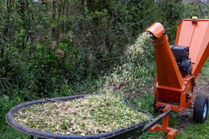 | Plateforme de broyage des déchets végétaux |