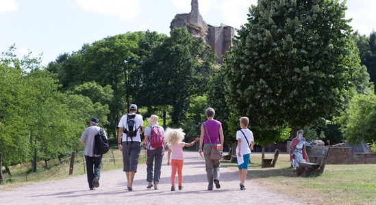 Visite du Château fort de Fleckenstein