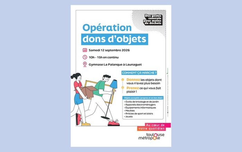 | Opération dons d’objets|