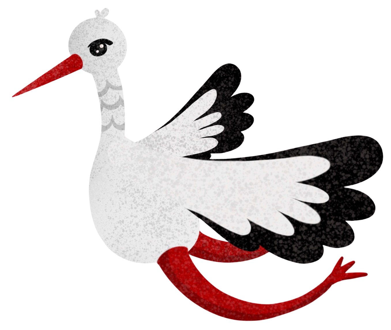 La cigogne mascotte du Pass'Alsace vous conseille de vérifier avant de vous déplacer