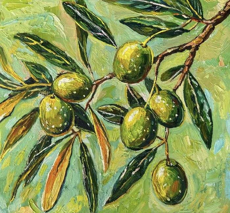 | Atelier peinture autour de l'olive, dégustation et cueillette en famille |