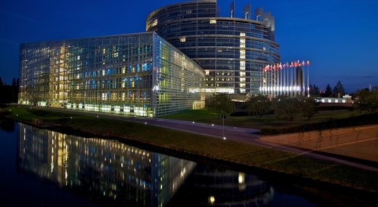 Visiting European Parliament