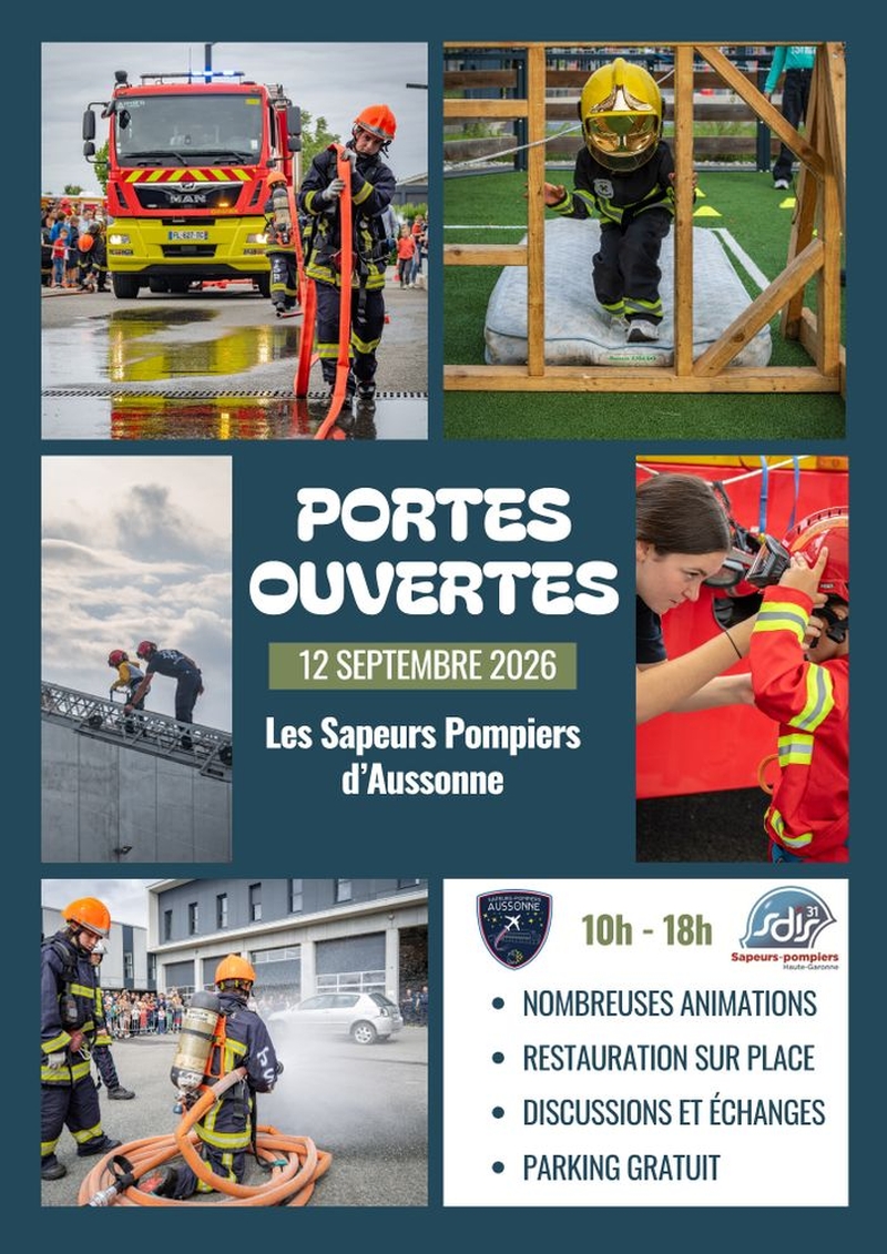 | Portes ouvertes des Sapeurs Pompiers d’Aussonne |