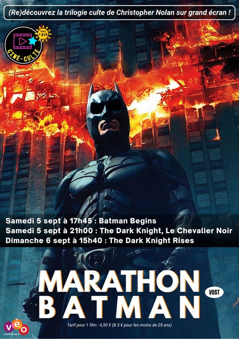 | Ciné-culte de l'été : Marathon Batman |