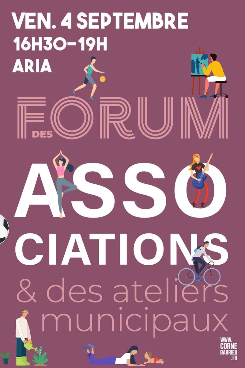 | Forum des associations : faites le plein d’activités pour la rentrée ! |
