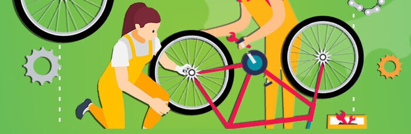 | Atelier Ecolomobile d’auto-entretien/réparation de vélo |