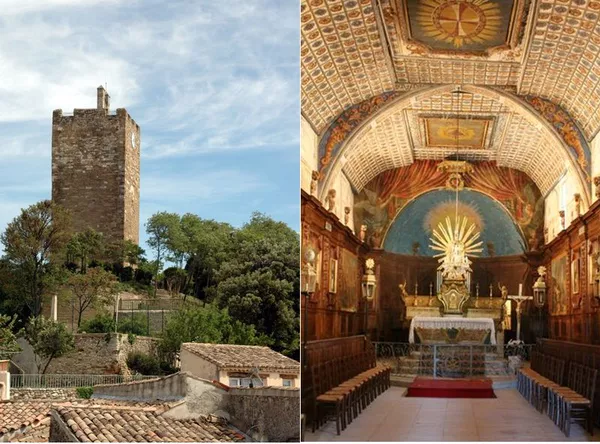 Visit of Tower of Ripert and Chapel of the White Penitents, Valréas