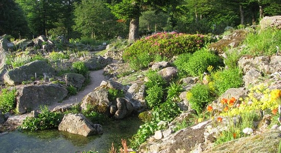 Entry to High Altitude Garden in Chitelet-Xonrupt