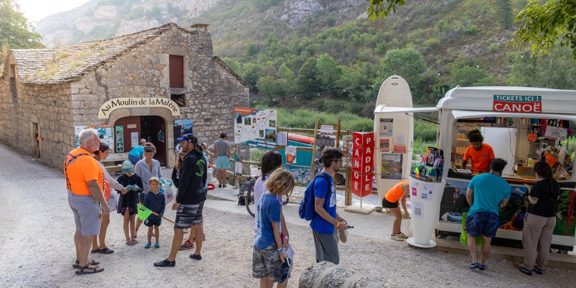 CANOË AU MOULIN DE LA MALENE - PADDLE DES GORGES DU TARN
