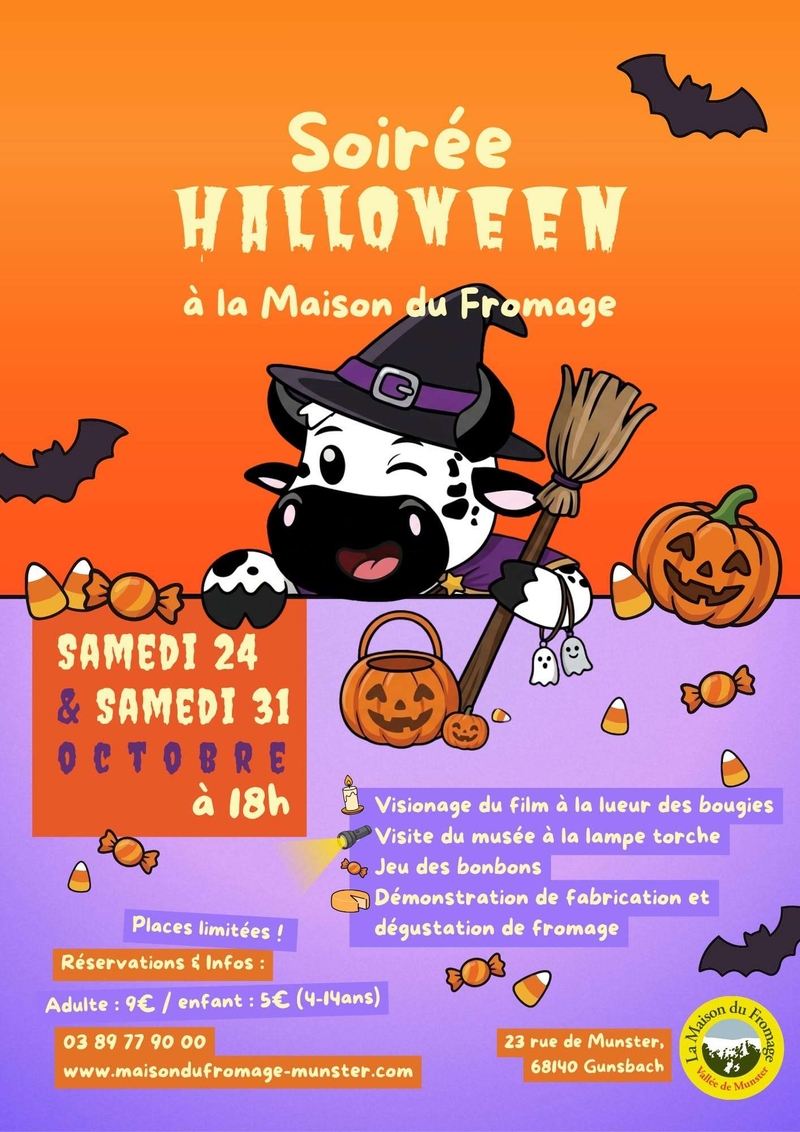Halloween à La Maison du Fromage Visite nocturne en famille