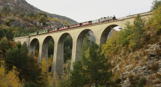 Train des pignes à vapeur