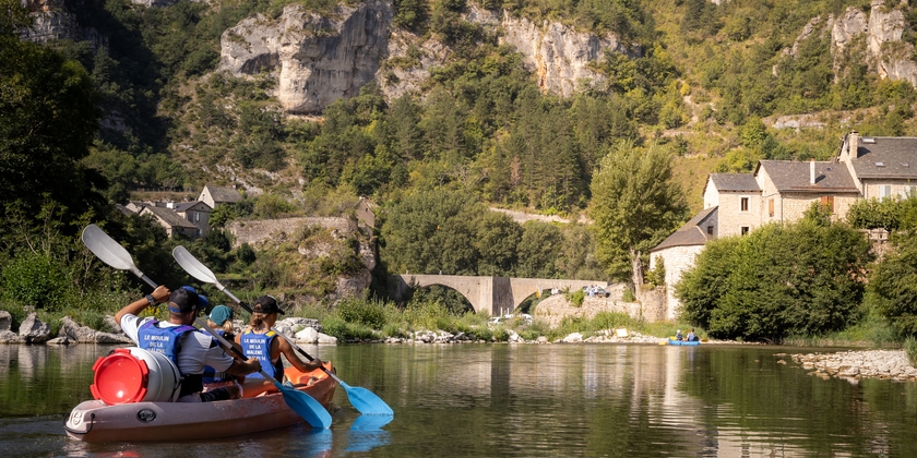 CANOË AU MOULIN DE LA MALENE - PADDLE DES GORGES DU TARN