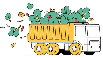 | Collecte déchets végétaux benne statique |