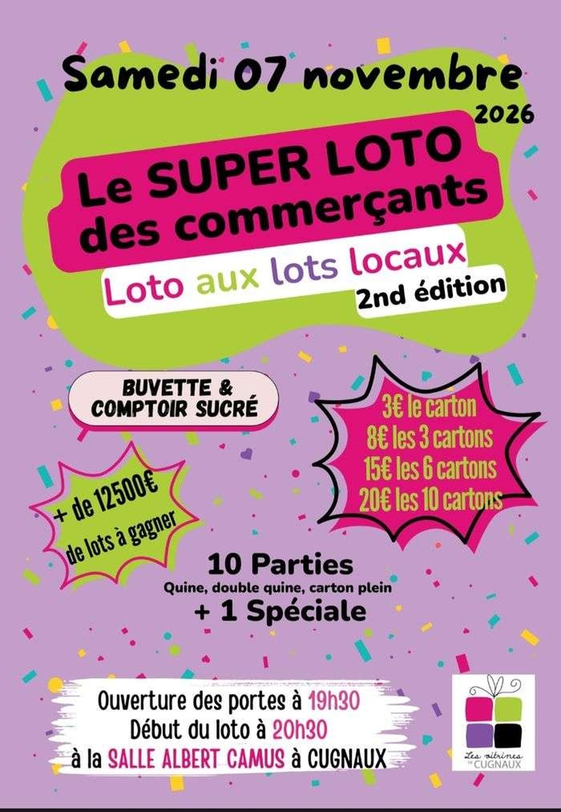 | Le loto des commerçants revient pour une seconde édition |