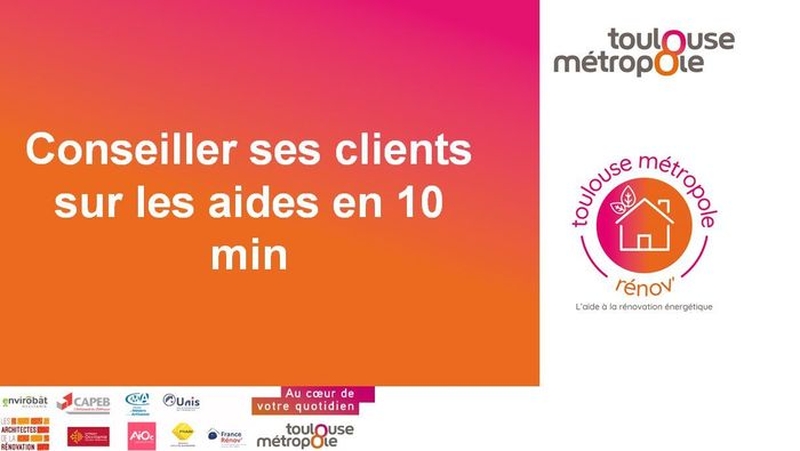 | professionnels : Parler des aides financières à ses clients en 10 min |