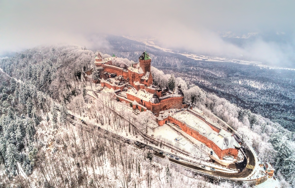 Château du Haut-Kœnigsbourg en hiver