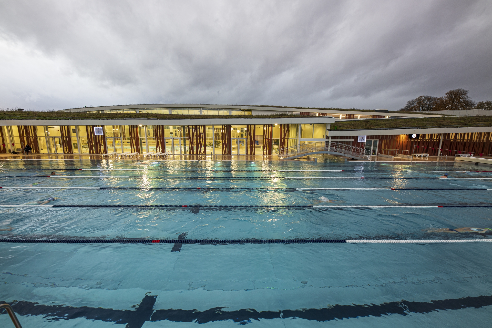 Entrance to the aquatic center