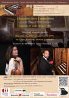 | Saison musicale - Récital violon/piano, avec Laure Massoni et Quentin Guérillot |