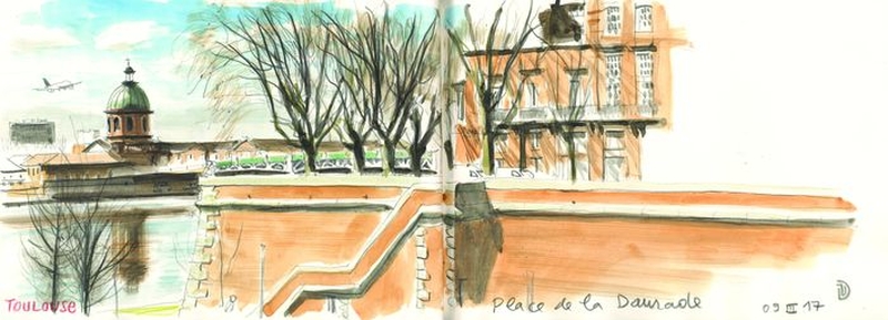 | Dessiner Toulouse : Bassin des filtres |