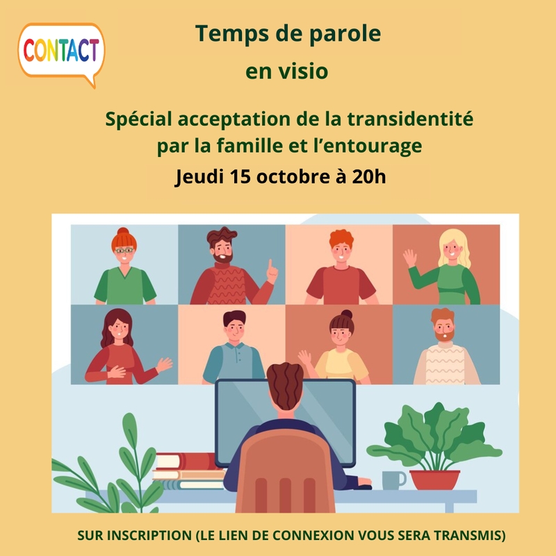 | Temps de parole en visioconférence sur l'acceptation de l'identité de genre dans la vie familiale |