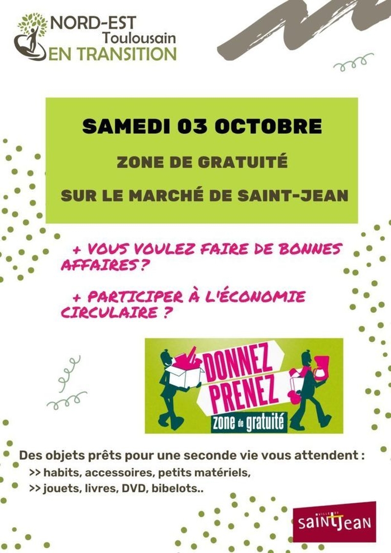 | Zone de gratuité au marché |