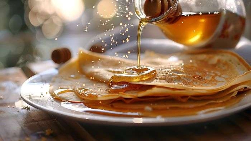 | Stand de crêpes, vin chaud, gourmandises "fait maison" et vente de bijoux au profit du Téléthon |