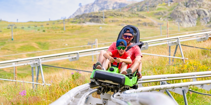 Rail sledging - Alpe d'Huez