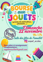 | Bourse aux jouets et articles de puériculture AAPEF |