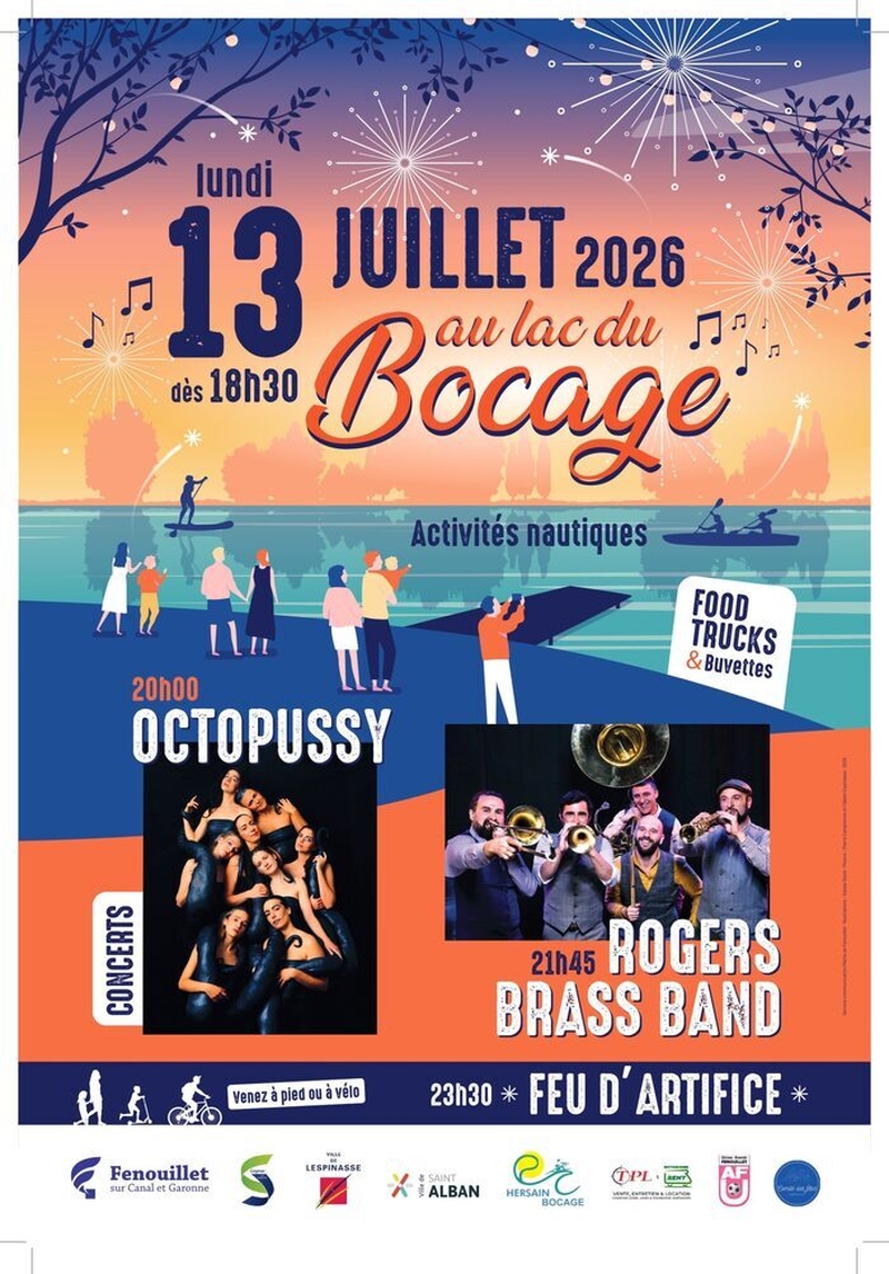 | Fête nationale autour du lac du Bocage |